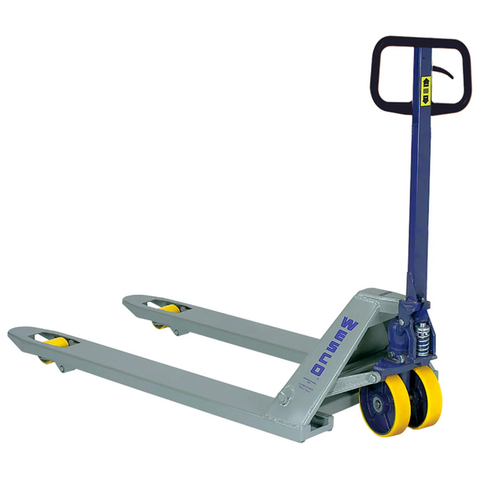 Wesco® Manual Pallet Truck, 5500 lb. Capacity, 27"W x 42"L Forks